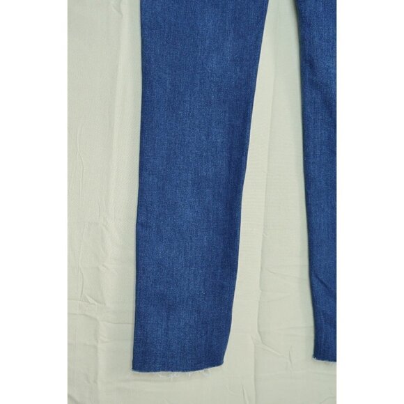 Joe's Jeans Women's 25  Icon  Low Rise Skinny Crop Denim Dark Wash Distressed - Picture 7 of 10